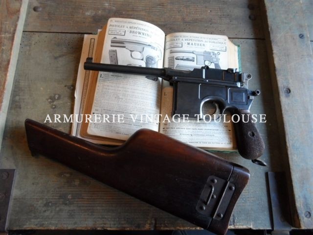 Ressort moderne de culasse pour pistolet Mauser C 96 calibre 7,63 Mauser et 9mm Parabellum et dérivés