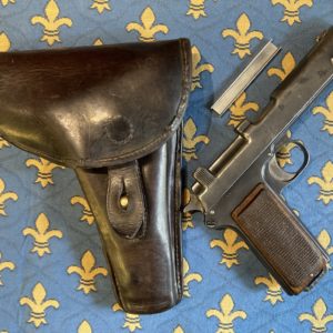 Intéressant pistolet semi-automatique austro -hongrois Steyr-Hahn 1912 calibre 9 mm Steyr