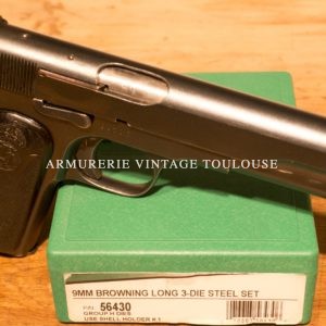 Superbe pistolet semi-automatique Husqvarna M/1907 calibre 9 mm Browning long livré avec 6 chargeurs